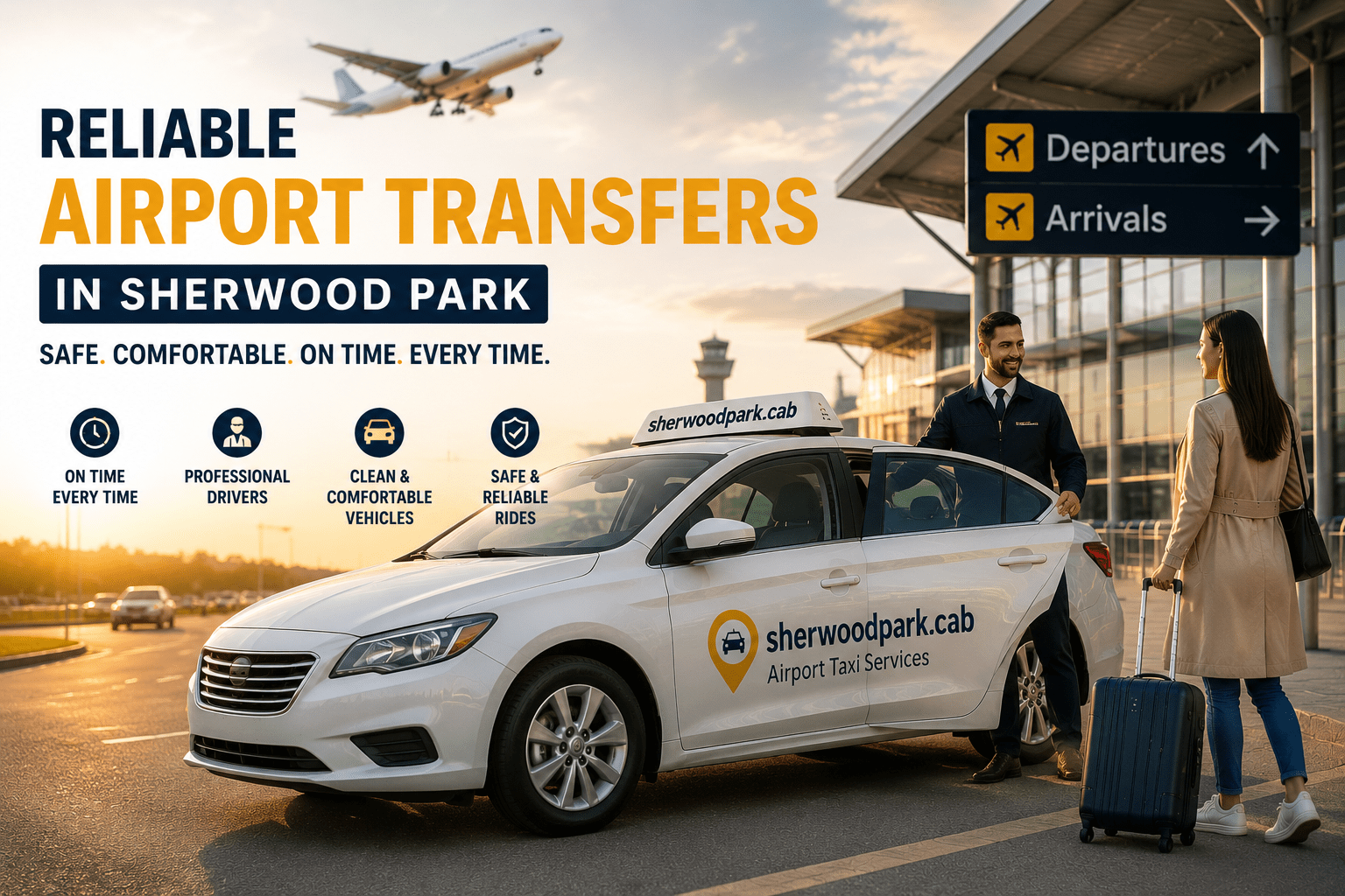 Reliable Airport Transfers in Sherwood Park for Stress-Free Travel